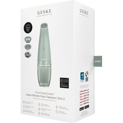 Очищуючий засіб для обличчя GESKE Aqua-Stream Face Cleanser 8 в 1 green
