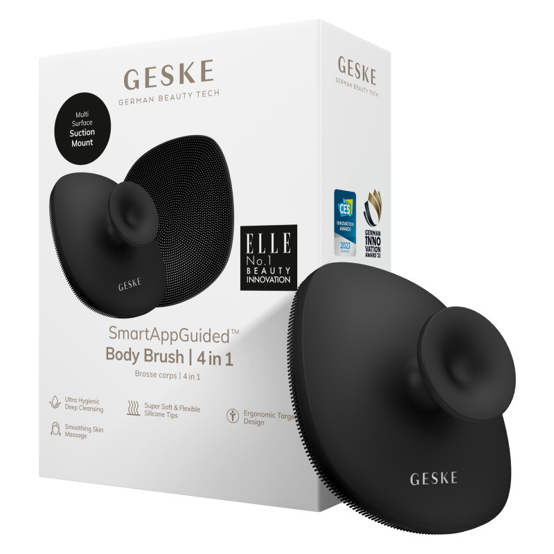 Щітка для тіла GESKE Body Brush 4 в 1 gray