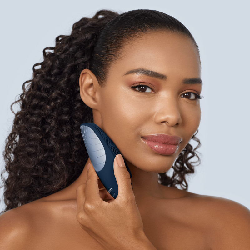 Електронна звукова термощітка для обличчя GESKE Sonic Thermo Facial Brush 6 в 1 midnight