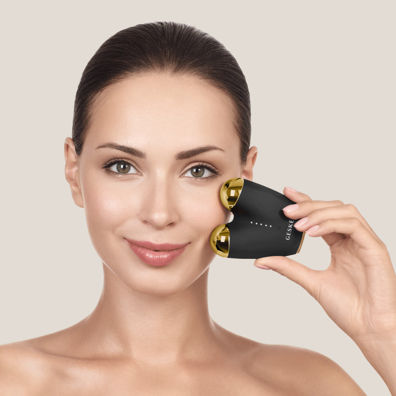 Мікрострумовий підтягувач обличчя GESKE MicroCurrent Face-Lifter gray