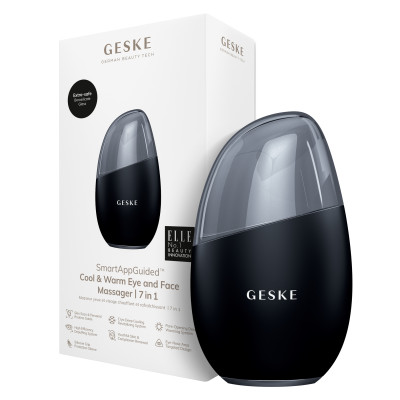 Масажер для обличчя GESKE Cool&Warm Eye and Face Massager black