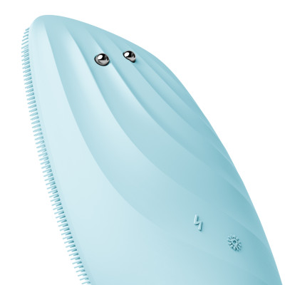 Очищувальна щітка для обличчя GESKE Sonic Thermo Facial Brush&Face-Lifter 8 в 1 turquoise