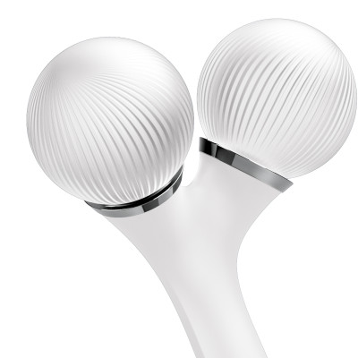 Електронний ультразвуковий ролик для обличчя та тіла GESKE Sonic Facial&Body Roller 4 в 1 white