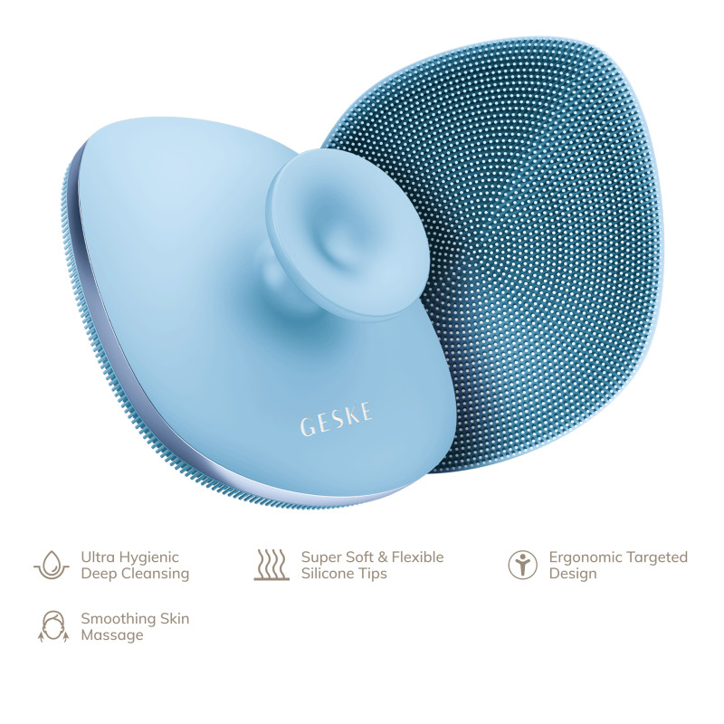 Щітка для тіла GESKE Body Brush 4 в 1 aquamarine
