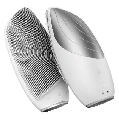 Електронна звукова термощітка для обличчя GESKE Sonic Thermo Facial Brush 6 в 1 white
