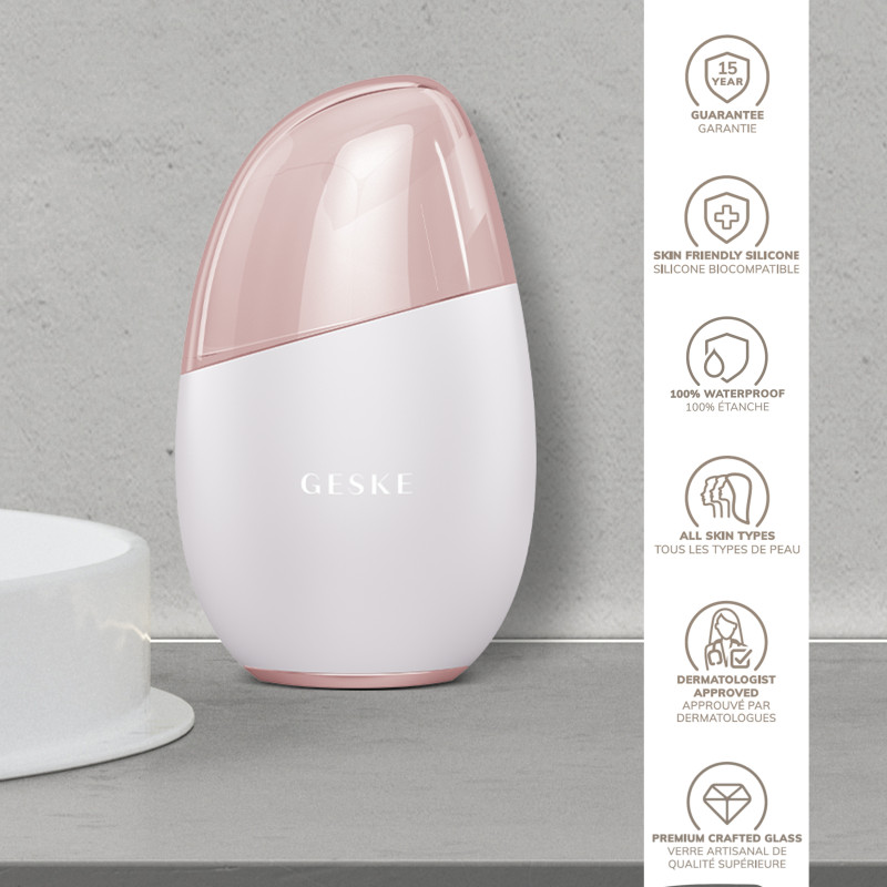 Масажер для обличчя GESKE Cool&Warm Eye and Face Massager starlight