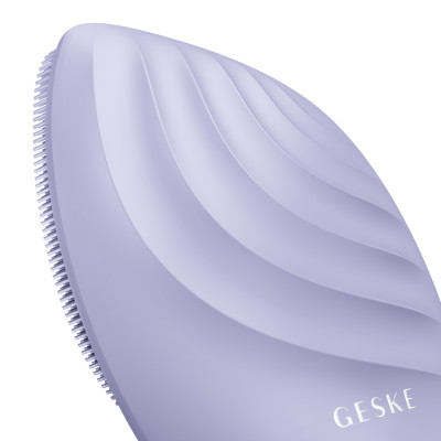 Електронна ультразвукова щітка для обличчя GESKE Sonic Facial Brush 5 в 1 purple