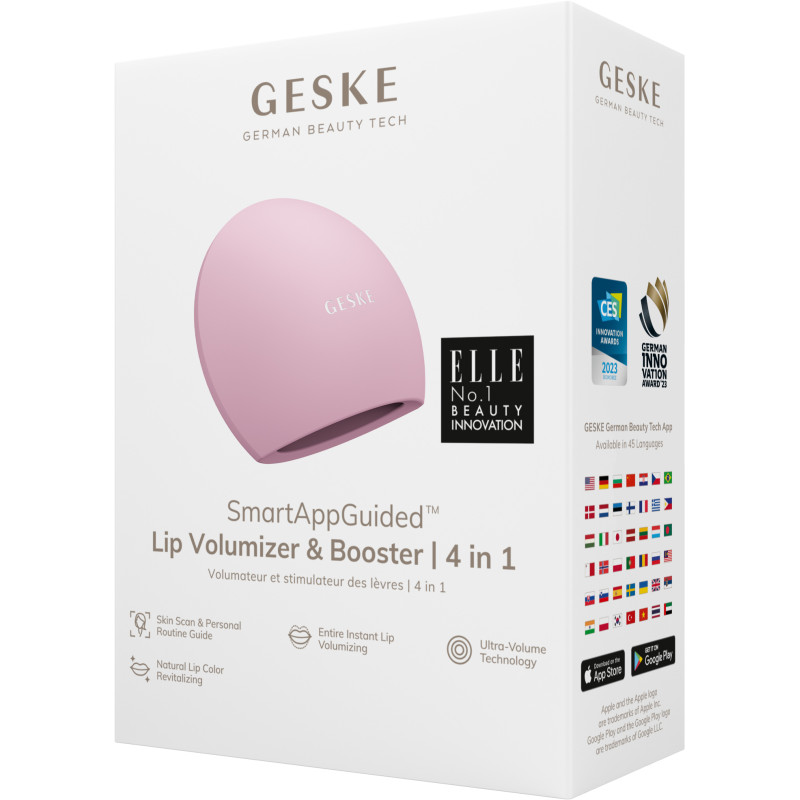 Пристрій для збільшення обʼєму губ GESKE Lip Volumizer&Booster 4 в 1 Big pink