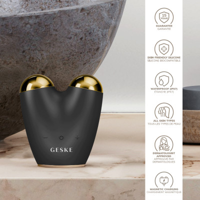 Мікрострумовий підтягувач обличчя GESKE MicroCurrent Face-Lifter gray
