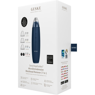 Мікродермабразійний пристрій для видалення чорних цяток GESKE MicroDermabrasion Blackhead Remover 7 в 1 midnight