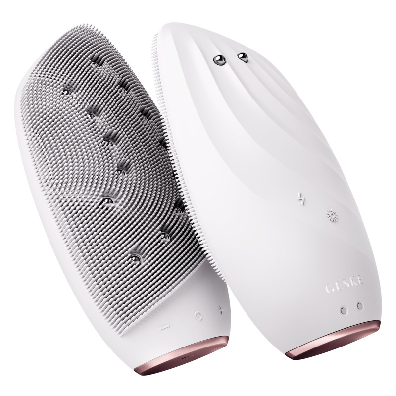 Очищувальна щітка для обличчя GESKE Sonic Thermo Facial Brush&Face-Lifter starlight