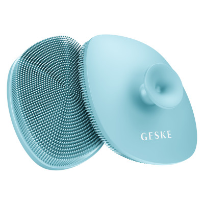 Щітка для обличчя GESKE Facial Brush 4 в 1 з тримачем turquoise