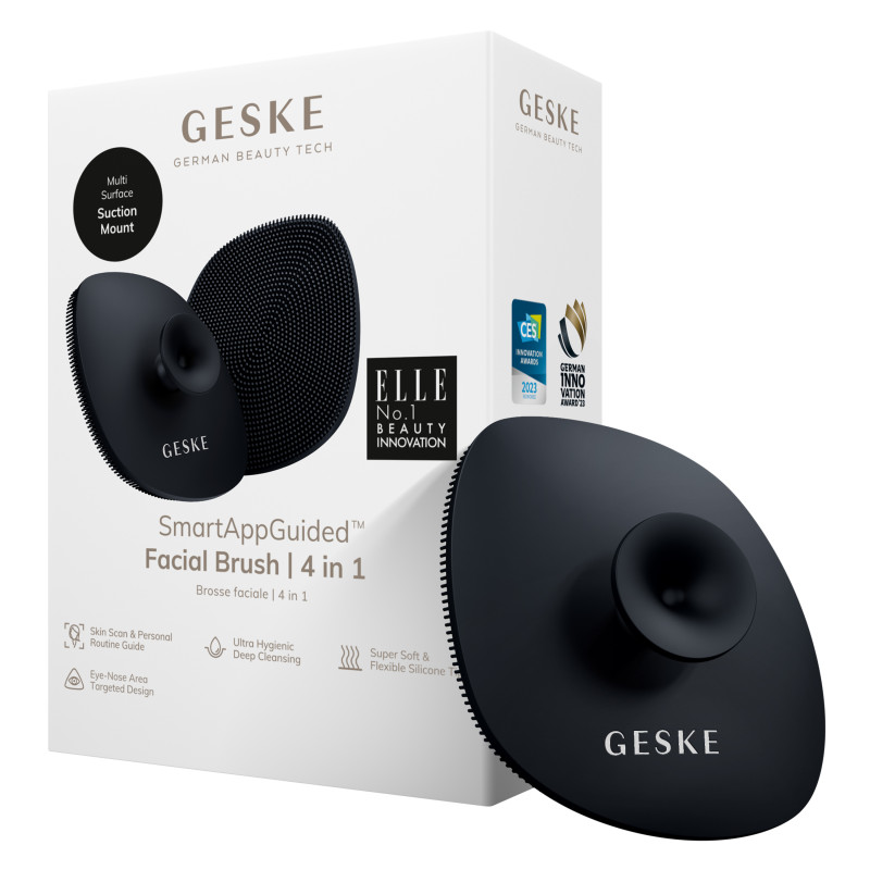 Щітка для обличчя GESKE Facial Brush з тримачем black