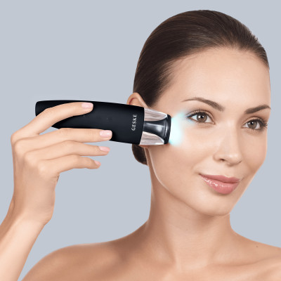 Антивіковий LED-випромінювач для відновлення шкіри обличчя GESKE Anti-Aging Skin Renewer 9 в 1 black