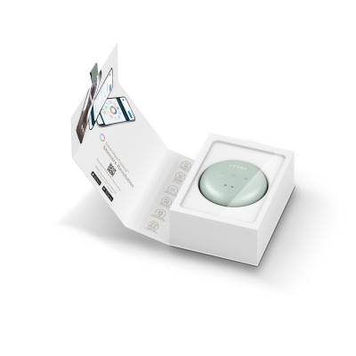 Масажер для обличчя та тіла GESKE Sonic Cool&Warm Face and Body Massager 9 в 1 green