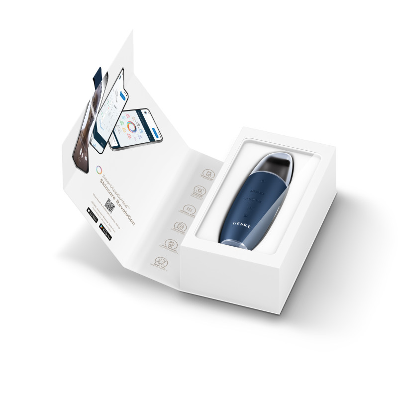 Мікрострумовий скрабер для шкіри та усунення чорних точок GESKE MicroCurrent Skin Scrubber&Blackhead Remover 9 в 1 midnight