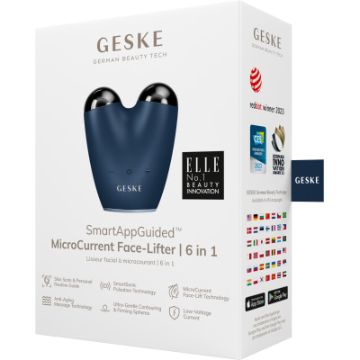 Мікрострумовий підтягувач обличчя GESKE MicroCurrent Face-Lifter midnight