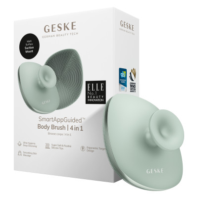 Щітка для тіла GESKE Body Brush 4 в 1 green