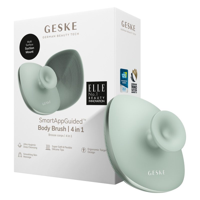Щітка для тіла GESKE Body Brush 4 в 1 green