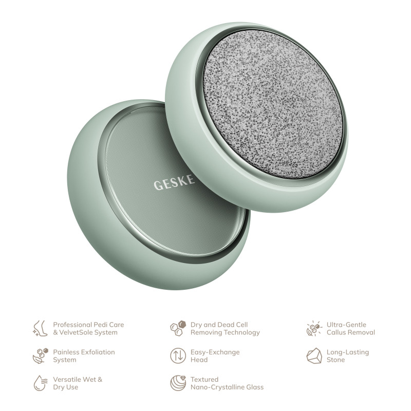 Набір для догляду за стопами GESKE Dual Foot Smoothener green