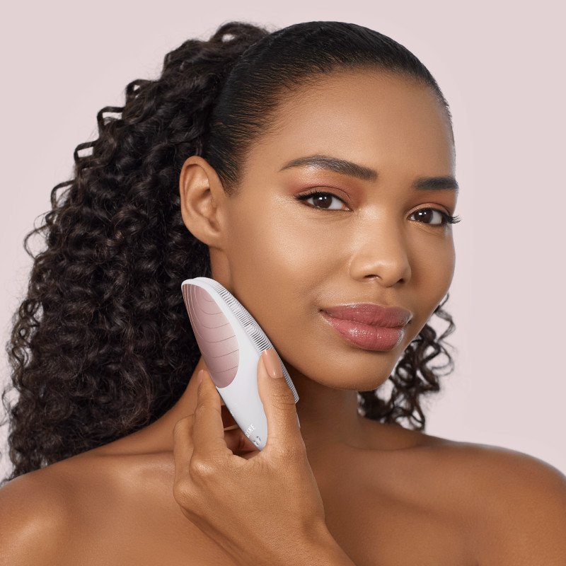 Електронна звукова термощітка для обличчя GESKE Sonic Thermo Facial Brush 6 в 1 starlight