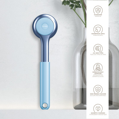 Ультразвукова щітка для всього тіла GESKE Sonic Full-Body Brush&Intensive Exfoliator 8 в 1 aquamarine