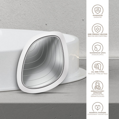 Ультразвукова маска тепло та холод GESKE Sonic Warm&Cool Mask 9 в 1 white