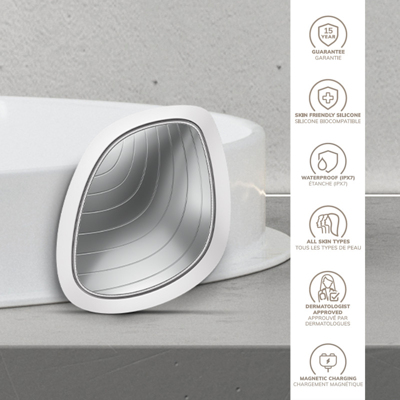 Ультразвукова маска тепло та холод GESKE Sonic Warm&Cool Mask 9 в 1 white