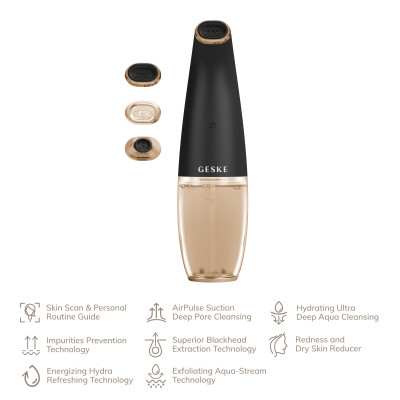 Очищуючий засіб для обличчя GESKE Aqua-Stream Face Cleanser gray