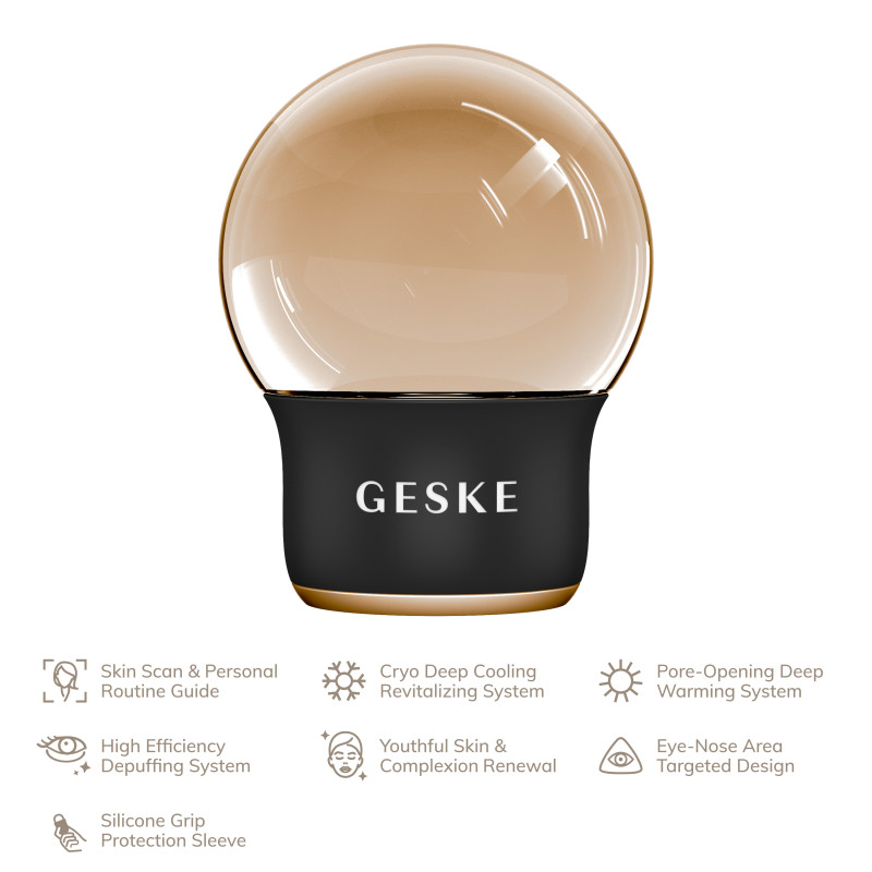 Масажер для обличчя і тіла GESKE Cool&Warm Face and Body Massager 7 в 1 gray