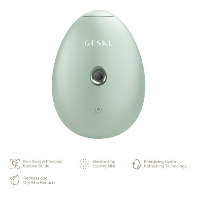 Електронний освіжувач для зволоження обличчя GESKE Facial Hydration Refresher 4 в 1 green