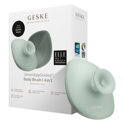 Щітка для тіла GESKE Body Brush 4 в 1 green Щітка для тіла GESKE Body Brush 4 в 1 green