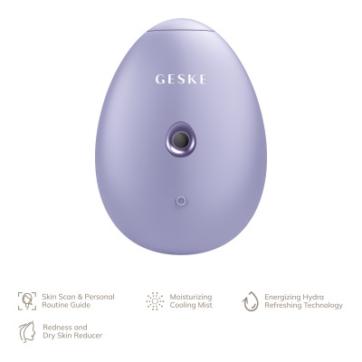 Електронний освіжувач для зволоження обличчя GESKE Facial Hydration Refresher 4 в 1 purple