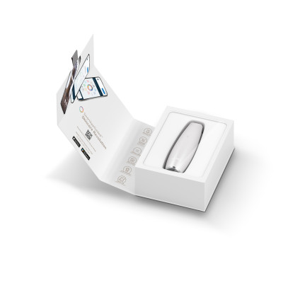 Мікрострумова ручка для підтяжки обличчя GESKE MicroCurrent Face-Lift Pen white