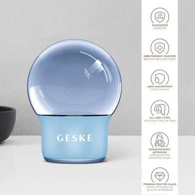 Масажер для обличчя і тіла GESKE Cool&Warm Face and Body Massager 7 в 1 aquamarine