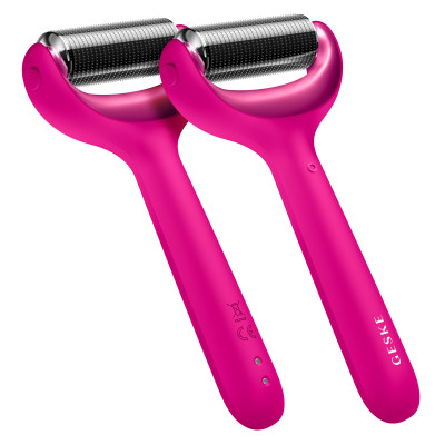 Електронний ролер для обличчя та тіла з мікроголками GESKE MicroNeedle Face&Body Roller magenta