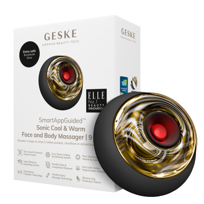 Масажер для обличчя та тіла GESKE Sonic Cool&Warm Face and Body Massager 9 в 1 gray