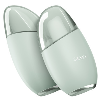 Масажер для обличчя GESKE Cool&Warm Eye and Face Massager 7 в 1 green