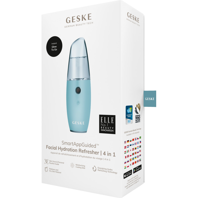 Зволожувач для шкіри обличчя GESKE Facial Hydration Refresher 4 в 1 turquoise