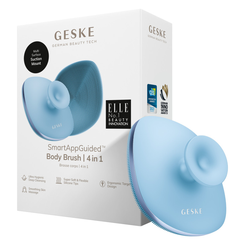Щітка для тіла GESKE Body Brush 4 в 1 aquamarine