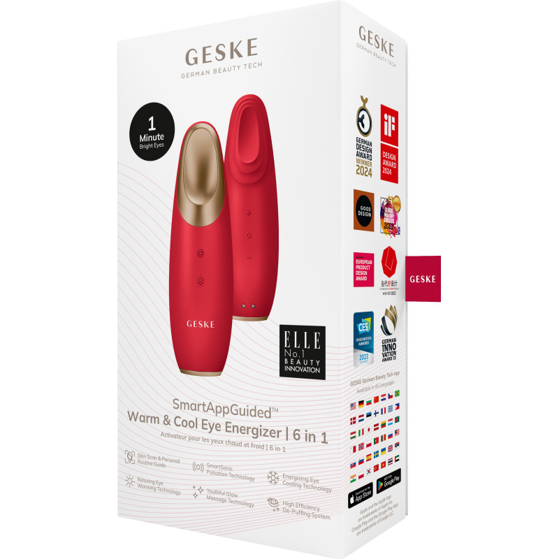 Енерджайзер для очей GESKE Warm&Cool Eye Energizer 6 в 1 red