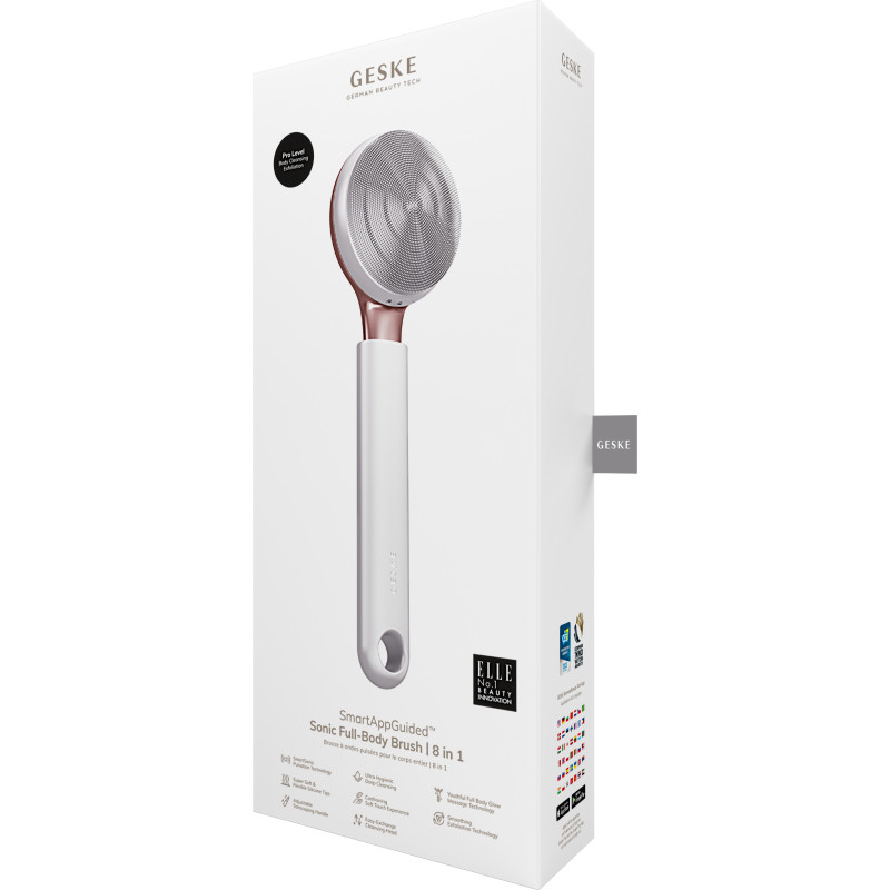 Ультразвукова щітка для всього тіла GESKE Sonic Full-Body Brush&Intensive Exfoliator 8 в 1 starlight