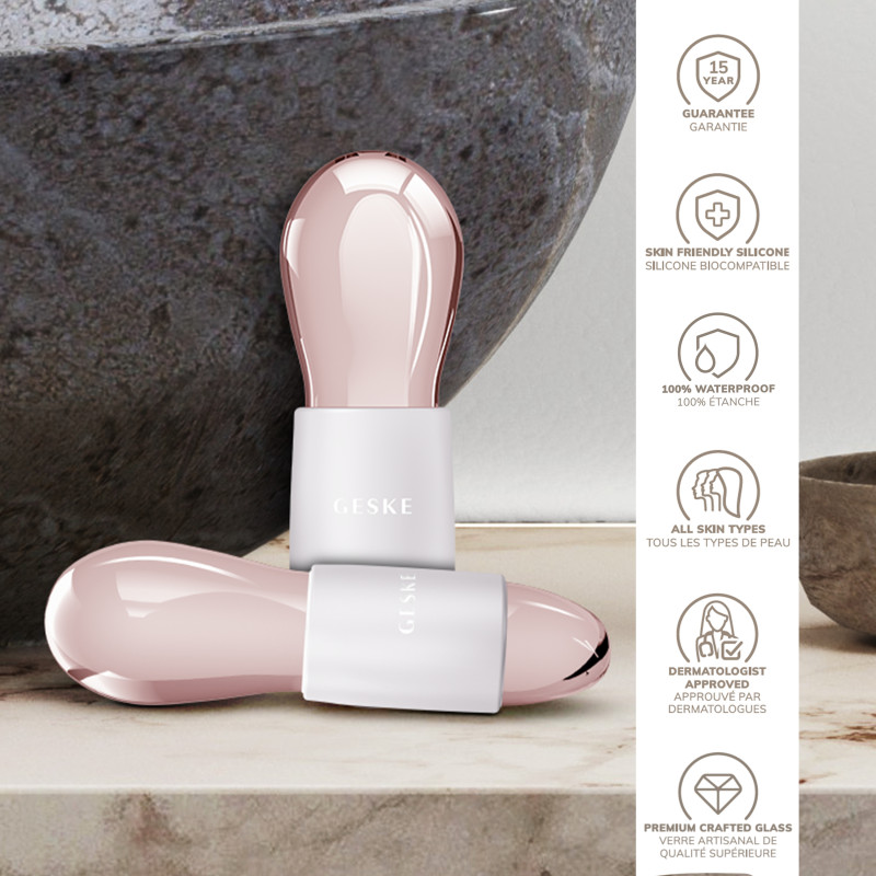 Подвійний масажер для очей GESKE Cool&Warm Duo Eye Massager 7 в 1 starlight