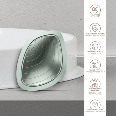 Ультразвукова маска тепло та холод GESKE Sonic Warm&Cool Mask 9 в 1 green