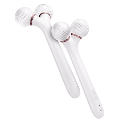 Електронний ультразвуковий ролик для обличчя GESKE Sonic Facial Roller 4 в 1 starlight