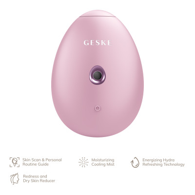 Електронний освіжувач для зволоження обличчя GESKE Facial Hydration Refresher pink