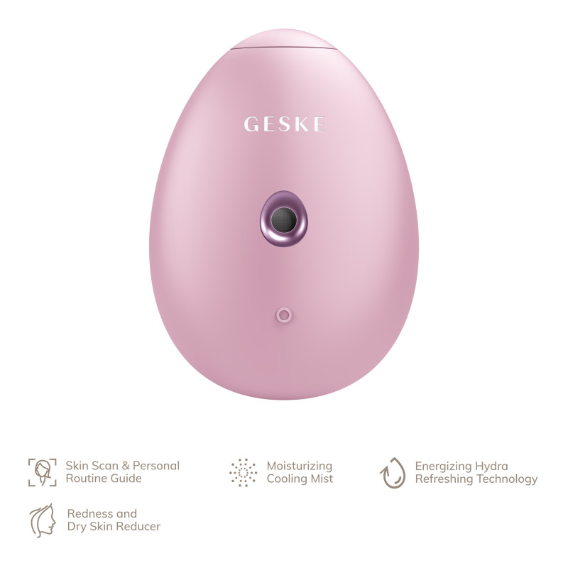 Електронний освіжувач для зволоження обличчя GESKE Facial Hydration Refresher pink