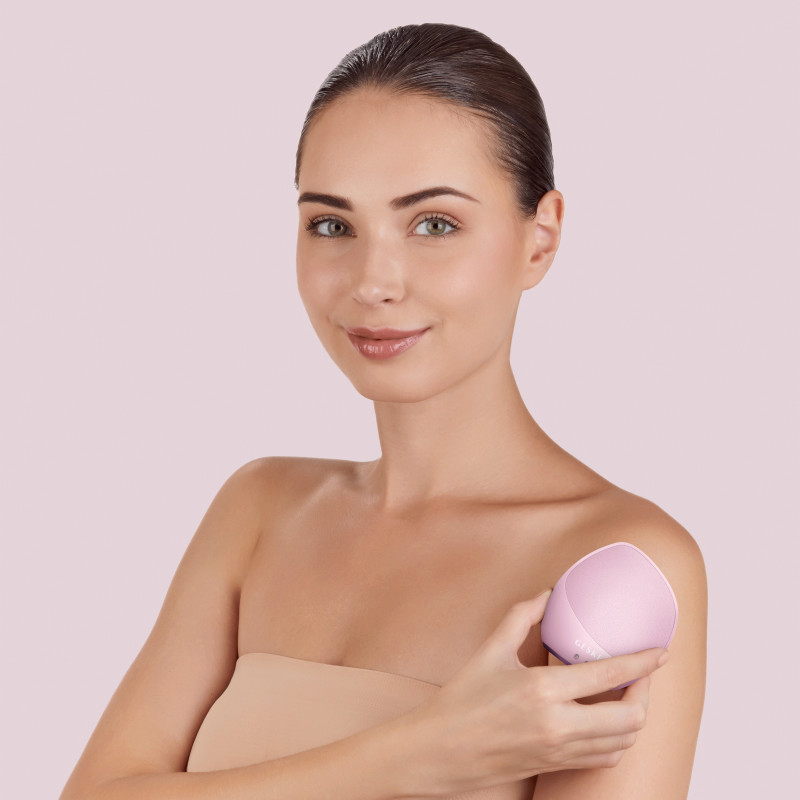 Ультразвукова щітка для тіла та інтенсивний пілінг GESKE Sonic Body Brush&Intensive Exfoliator pink