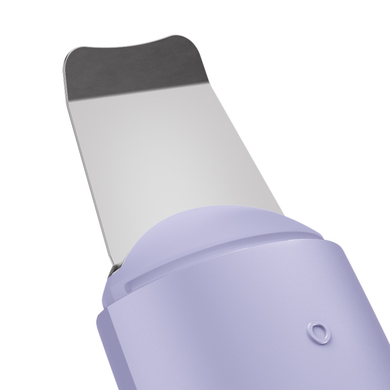 Мікрострумовий скрабер для шкіри та усунення чорних точок GESKE MicroCurrent Skin Scrubber&Blackhead Remover 9 в 1 purple