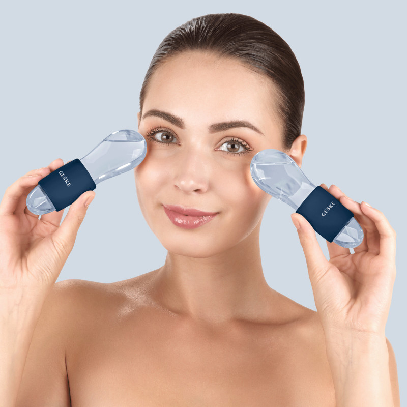 Подвійний масажер для очей GESKE Cool&Warm Duo Eye Massager 7 в 1 midnight